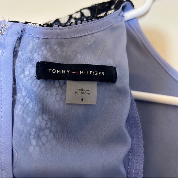 Tommy Hilfiger Blue Sleeveless A-line Dress Size 4 - Picture 5 of 7